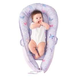 Viviland Baby Lounger Snuggle Me Lounger Fits 0-24 Months Newborn Infant Babies, Butterfly