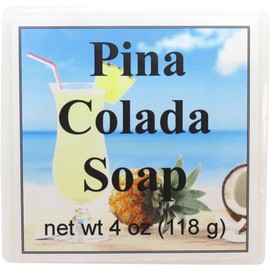 Pina Colada Glycerin Soap by Eclectic Lady, 4 oz Bar
