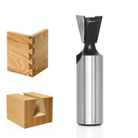 Akylin Dovetail Router Bits 1/2" Shank, 14°Dovetail Jigs for Composition Material Drawers and Boxes Jointing,Grooving