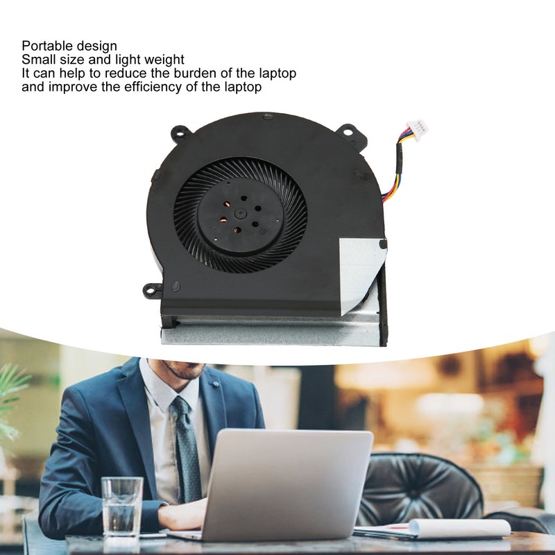 Laptop Cooling Fan Replacement 4 Pin Cooling Fan for ASUS