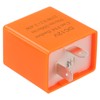 Kinstecks 2Pin Flasher Relay Speed Adjustable 12V Motorcycle Indicators LED