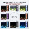 fishkeeper 42W 24/7 Aquarium Light -Full Spectrum, Sunrise/Daylig