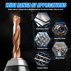 Solid Carbide 3/16" Drill Bits, Tungsten Carbide Drill Bit Set