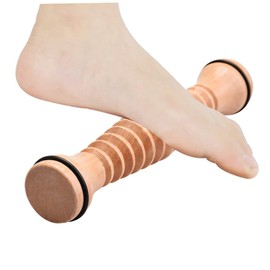 GLEAVI 1pc Foot Care Supply Massagers Foot Massage Tool Plantar Roller Wood Massager Roller Feet Massager Arch Manual Massage Tools Foot Sole Roller Wooden Pedal Fitness Bamboo