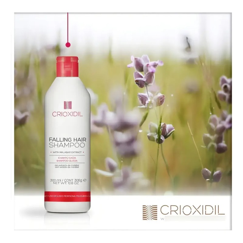 Shampoo Anticaída Crioxidil 300ml Nutre Y Energiza H/españa.