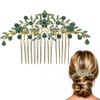 Set de 3 peinetas para cabello de mujer con cristales