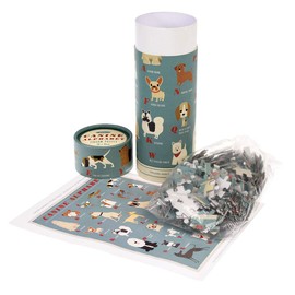 Rex London Puzzle In A Tube (300 pieces) - Choice of Design (Canine Alphabet)