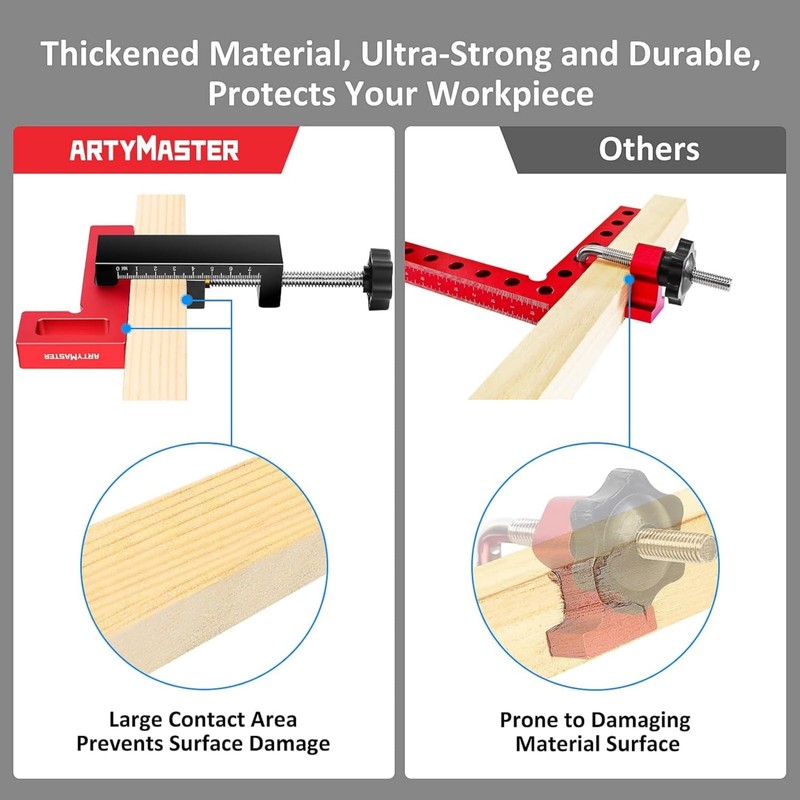 Zeyfon Corner Clamps for Woodworking - Durable & Versatile 90