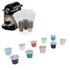 Coffee Pod Capsules, 30pcs Aluminum Foil Disposable Coffee Capsules Single