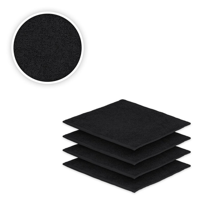 EXKLUSIV HEIMTEXTIL Flannel Set of 4 30 x 30 cm
