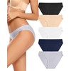 voenxe Women Bikini Underwear,Seamless Breathable Ladies Panties,No Show Comfortable Briefs