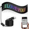 LED Car Sign Professional 13.7x4.0inch Thin Waterproof Scrolling Programmable Flexible