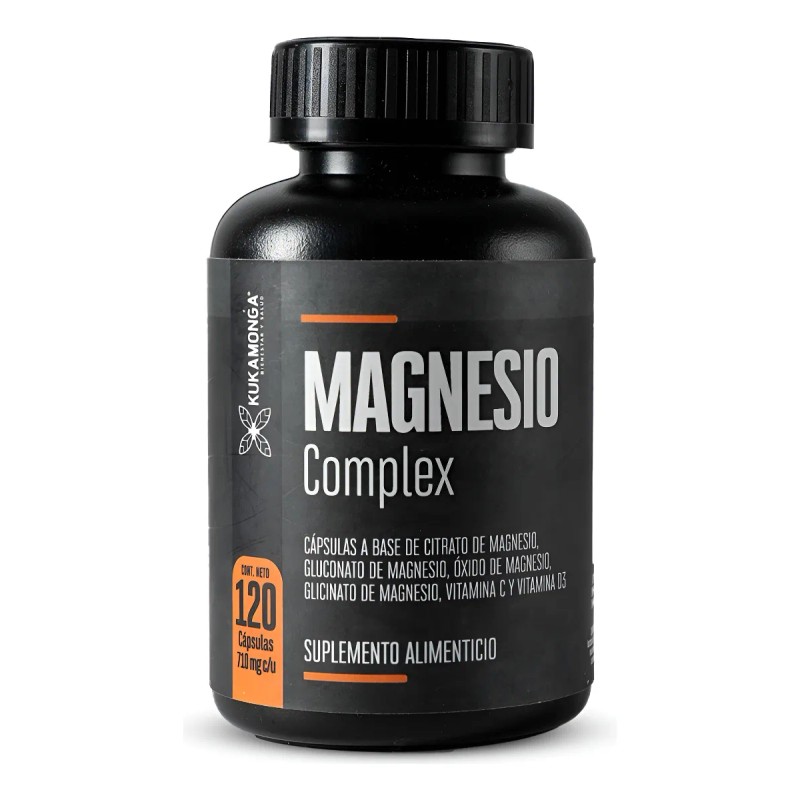 Magnesio Complex | 120 Cáps | Con Magnesio, Vitamina C