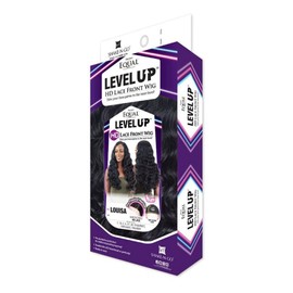 FreeTress Equal HD Lace Front Wig Left Part Level Up Louisa (1B)