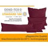 Npluseins 1331.1812 Cotton Pillowcases, Jersey, Various Colours, Pack of 2