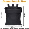 Tactical Molle Dump Collapsible Pouch Drawstring Magazine Dump Pouch Elite
