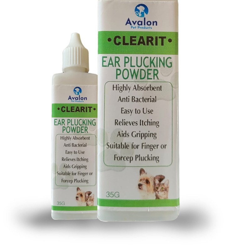 AVALON CLEARIT Ear Plucking/Hair Pulling Removal Powder 35G HELPS KEEP