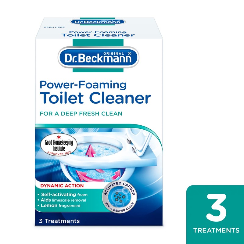 Dr. Beckmann Power-Foaming Toilet Cleaner, 100g, 3 Count (Pack of