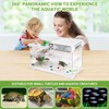 GOZILLA Aquatic Turtle Tank,Upgrade PC Turtle Tank Starter Kit, Reptile