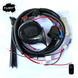Unbranded Universal 12v 12 Volt DC UTV Horn Kit For Polaris RZR Ranger General 900 1000