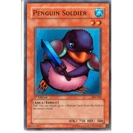Yu-Gi-Oh! - Penguin Soldier (SDJ-022) - Starter Deck Joey - Unlimited Edition - Super Rare