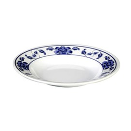 A-to-Z Supply 1108TB Soup Plate, 7 oz., 7-7/8" Dia., Break-Resistant, Dishwasher Safe, BPA Free, Melamine, Lotus, NSF, Pack of 12