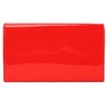 UShopUK Red Medium Plain Patent Leather Wedding Evening Party Clutch