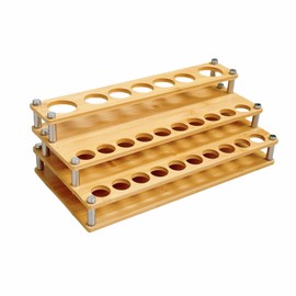 HAN SHENG 3 Layers Wooden Essential Oils Storage Racks Essential Oil Organizer Essential Oils Bottles Display Stand Holder Cosmetic Organizer Rack Nail Polish Container Holds 27 Bottles