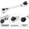 VOBOR Torque Wrench, 1/4 Hex Torque Wrench Ratchet Socket Wrench
