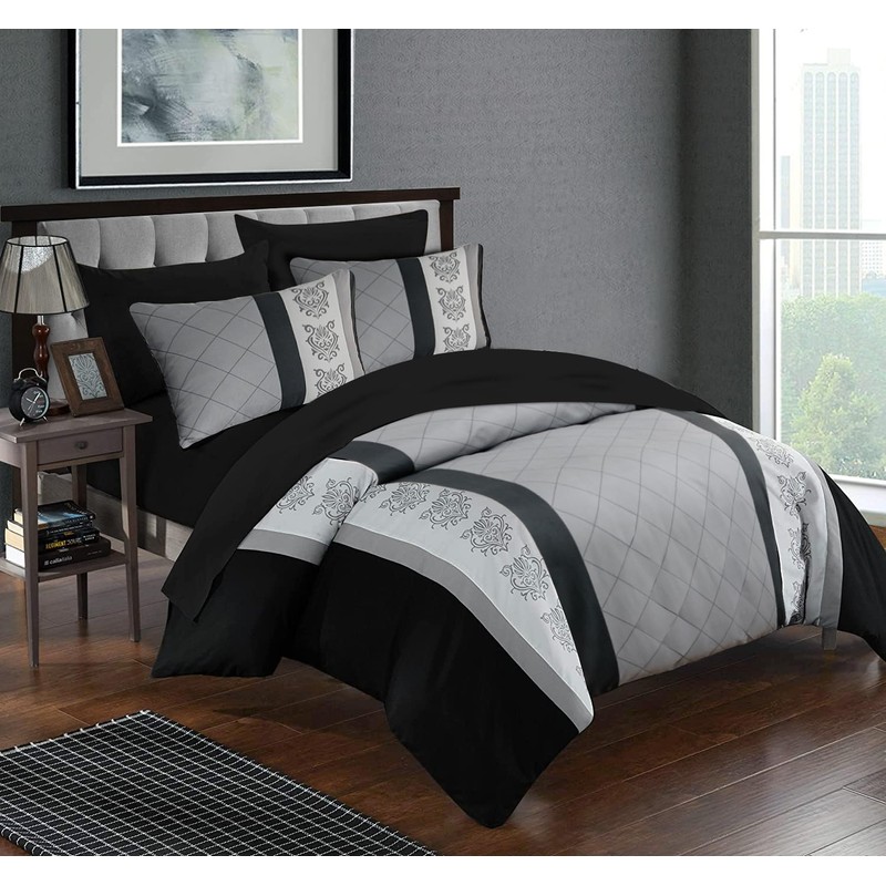 Lazzaro Single Duvet Cover Set - Premium Microfiber Single Duvet