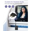 OQIMAX Bluetooth 5.2 Transmitter Receiver 2-in-1 Wireless Bluetooth Adapter Airplane