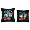 Fourth of July Chill 4th Out Popsicle USA Gift Throw