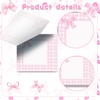 240 Sheets Cute Pink Bow Sticky Notes Set – 12