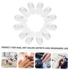 Baluue Diy Fake Nails 100pcs Practice False Nails Realistic Shape