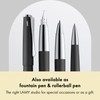 Lamy studio black - ballpoint pen in elegant stainless steel