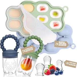 Chupon para Fruta, Bandeja Congeladora de Alimentos para Bebés, Mordedera para Bebe Congelar Libre de BPA, hupones para Alimentacion Complementaria (Chupon para Fruta)