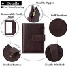Airkit Small Wallet Women RFID Blocking Genuine Leather Bifold Compact