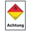 HB-Druck Schild Organische Peroxide Achtung explosiv hochkant A6 (105x148mm)