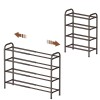 Gonfoam 4-Tier Expandable Shoe Rack,Adjustabl