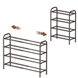 Gonfoam 4-Tier Expandable Shoe Rack,Adjustabl