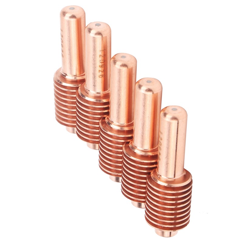 5Pcs Plasma Cutter Nozzle Cutting Consumable Tip Electrode Replacement Parts