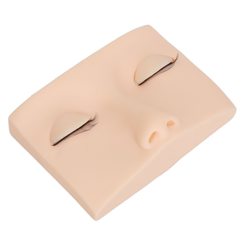 Eyelash Mannequin Head Practice Realistic Half Face Makeup Head Training