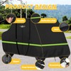 4-6 Seater Heavy Duty UTV Cover with Zipper - 600D
