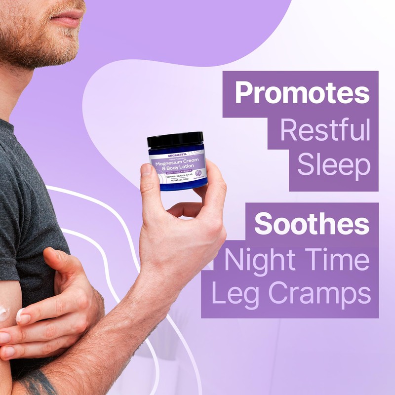 Crema De Magnesio Y Loción Corporal No Grasa Migrastil 250