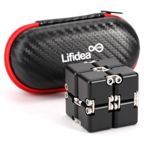 Lifidea Aluminum Alloy Metal Infinity Cube Fidget Cube (6 Colors)