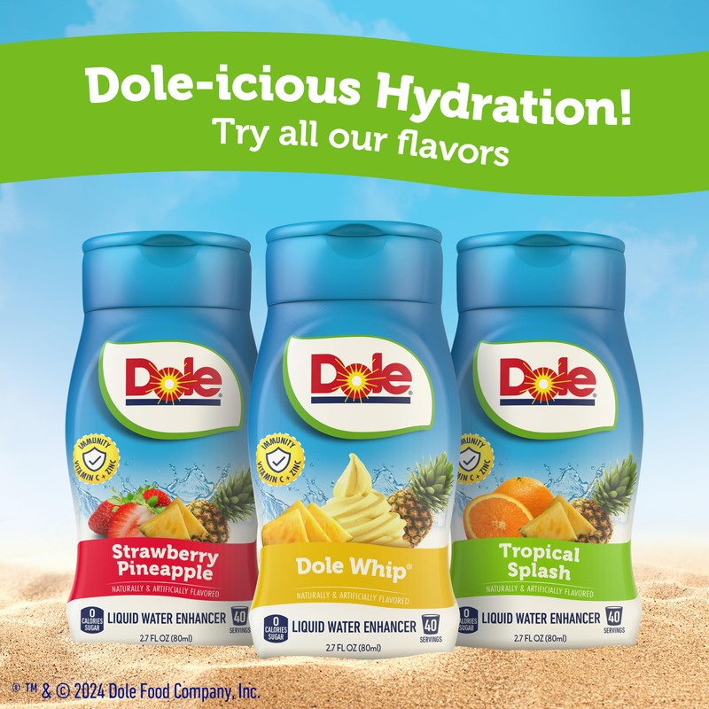 Juicy Mixes Dole Tropical Splash Liquid Water Enhancer - Sugar