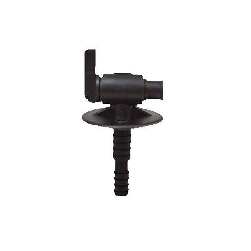 Valterra Universal Drain Valve Black A01-2025BKVP