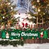 Merry Christmas Banner Set, 118x19.6'' Large Christmas Fence Banner for