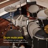 10pcs Long Drum Dampeners Vibration Reduction Soft Silicone Drum Silencers