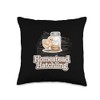 Baby Chicks in Homesteading Art Design Throw Pillow